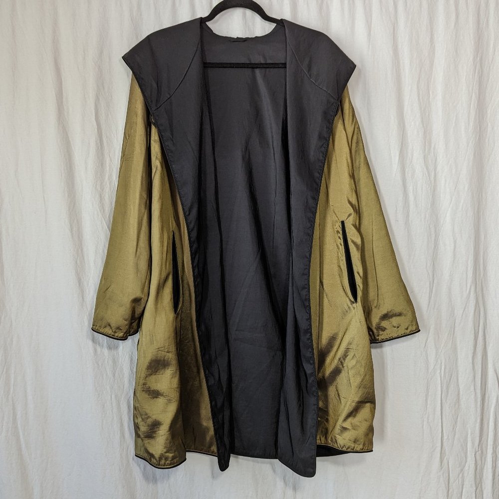 Reversible Shell Coat with Hoody One Size